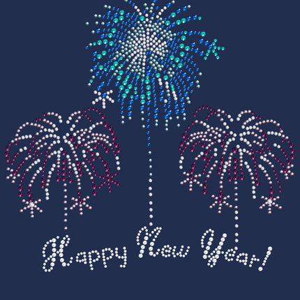 Happy New Year Fireworks - Women's T-shirt