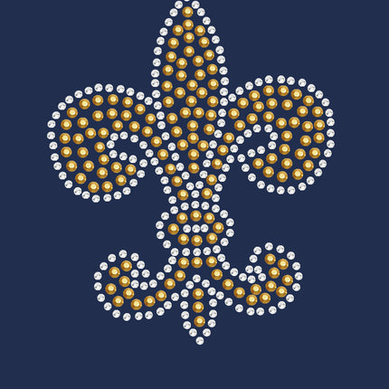 Fleur de Lis (Gold Rhinestuds) - Women's T-shirt