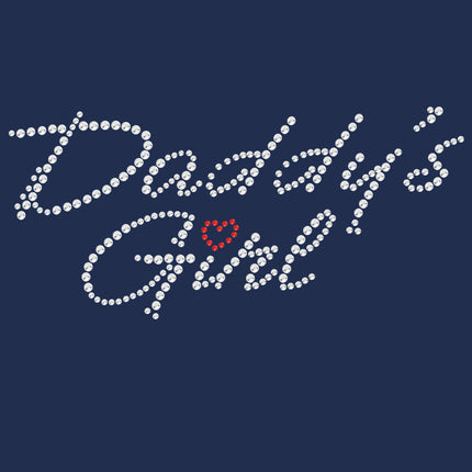 Daddy's Girl with Red Heart - Women's T-shirt