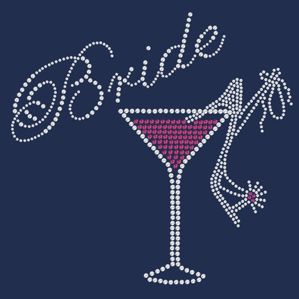 Bride with Drink & High Heel Shoe - Women's T-shirt