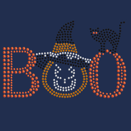 Boo - Hat and Cat - Women's T-shirt