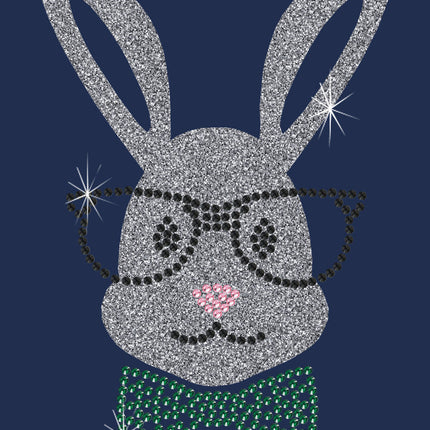 Bunny with Glasses and Bow Tie - Women's Tee