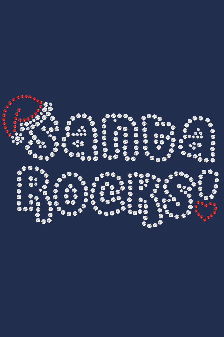 Santa Rocks - Bandana Navy