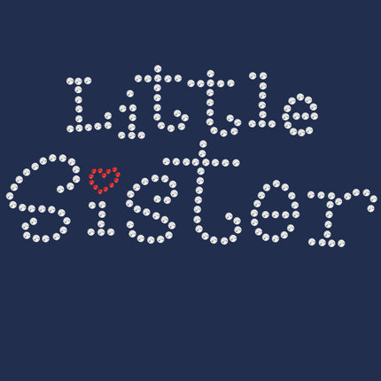 Little Sister with Red Heart - Women's T-shirt