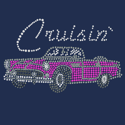 Cruisin Pink Convertible - Women's T-shirt