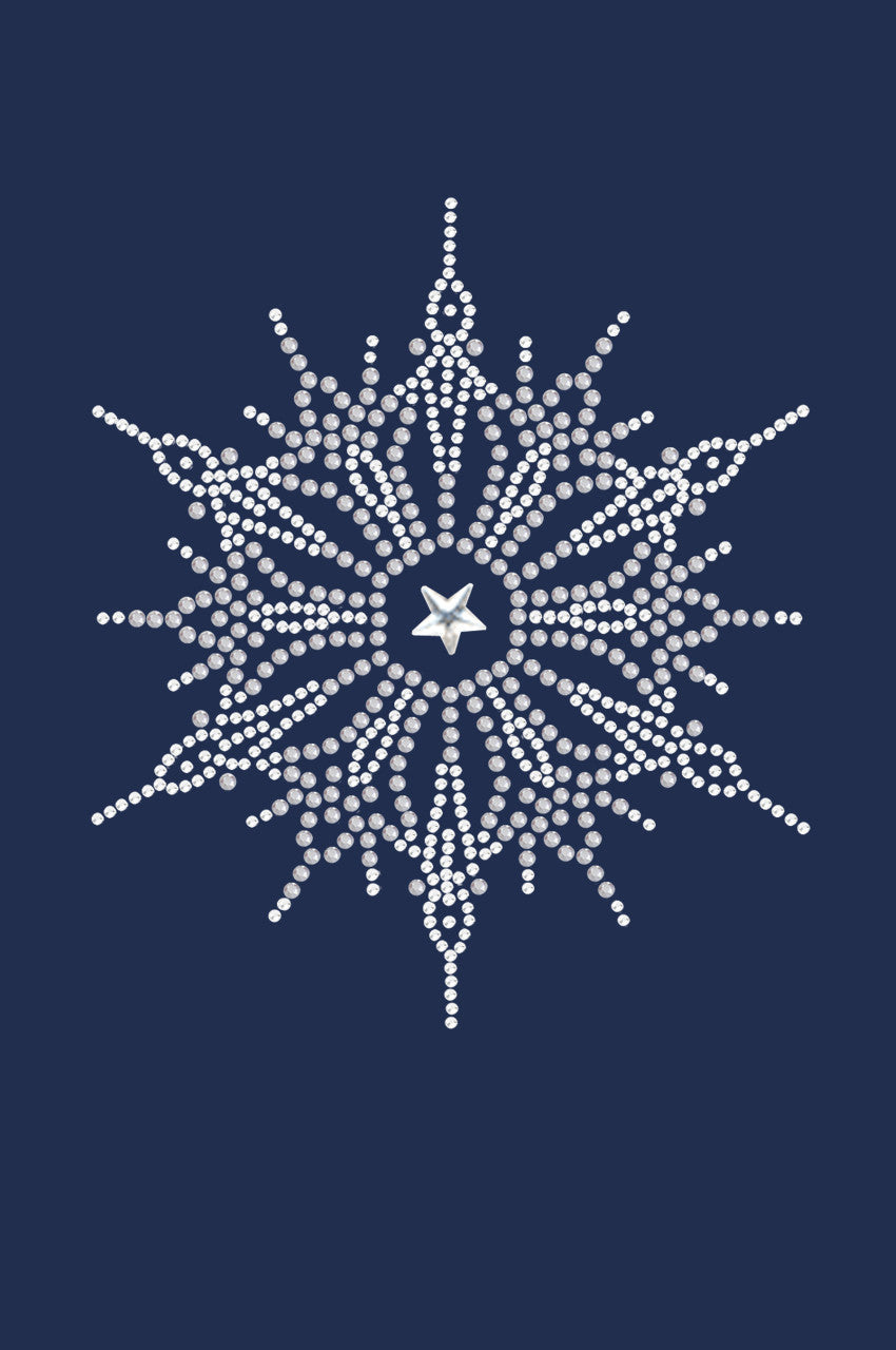 Snowflake 1 - Bandana Navy