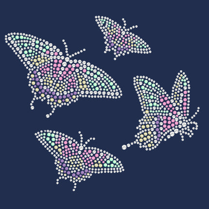 Pastel Butterflies - Women's T-shirt