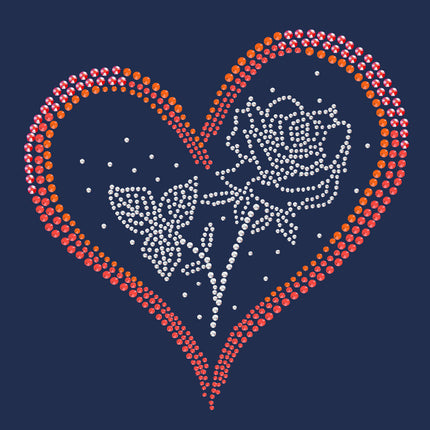 Heart with Rose - Women's Tee