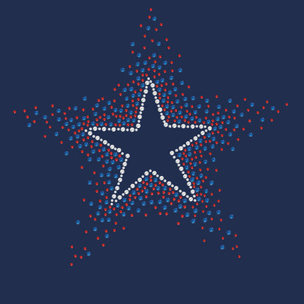 Star (Red & Blue) - Women's T-shirt