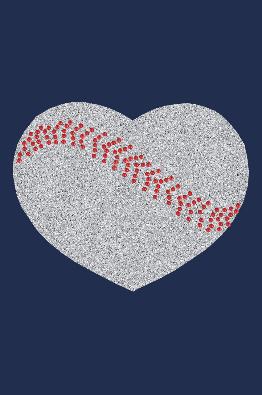 Baseball Heart - Bandana Navy