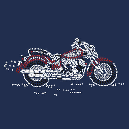 Motorcycle - Large Red & Black - Women's T-shirt