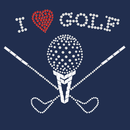 I Love Golf (Large) - Women's Tee