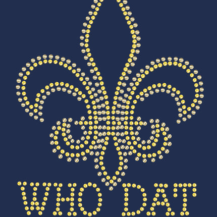 Fleur de Lis - Who Dat - Women's T-shirt