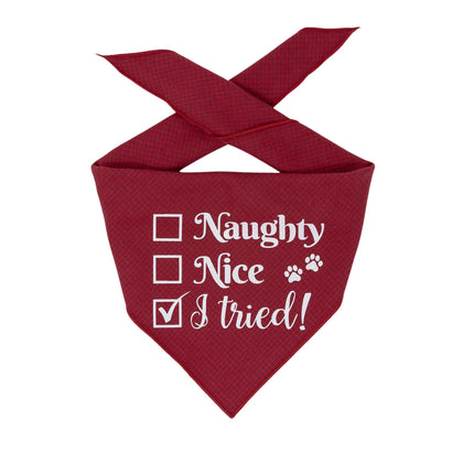 Naughty, Nice, I Tried Bandana