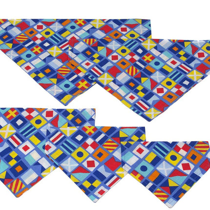 Nautical Flags Dog Bandana