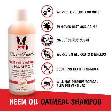 Neem Oatmeal Flea Shampoo by Warren London