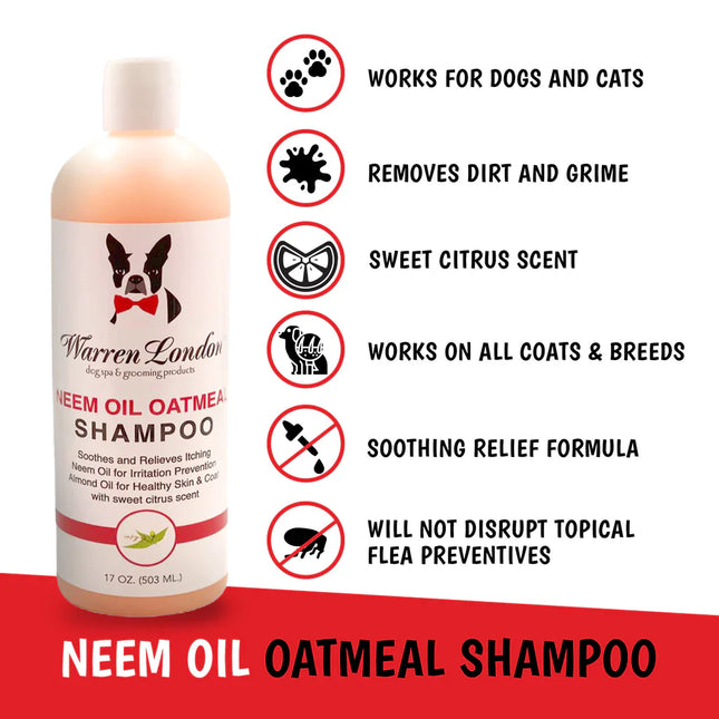 Neem Oatmeal Flea Shampoo by Warren London