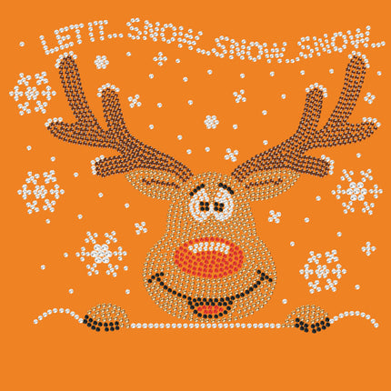 Let it Snow - Red Nose Reindeer - Bandana