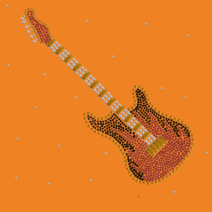 Guitar (Red & Gold) - Bandanna