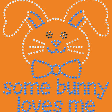 Some Bunny Loves Me (Blue) - Bandanna