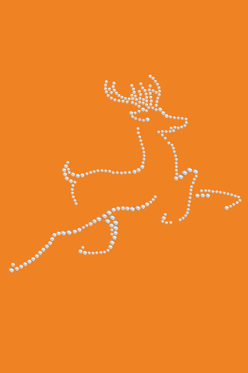 Nailhead Reindeer - Bandana Orange