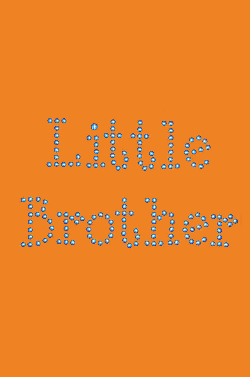 Little Brother - Blue - Bandanna Orange