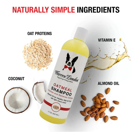 Oatmeal Shampoo For Dogs With Itchy Skin and Coats