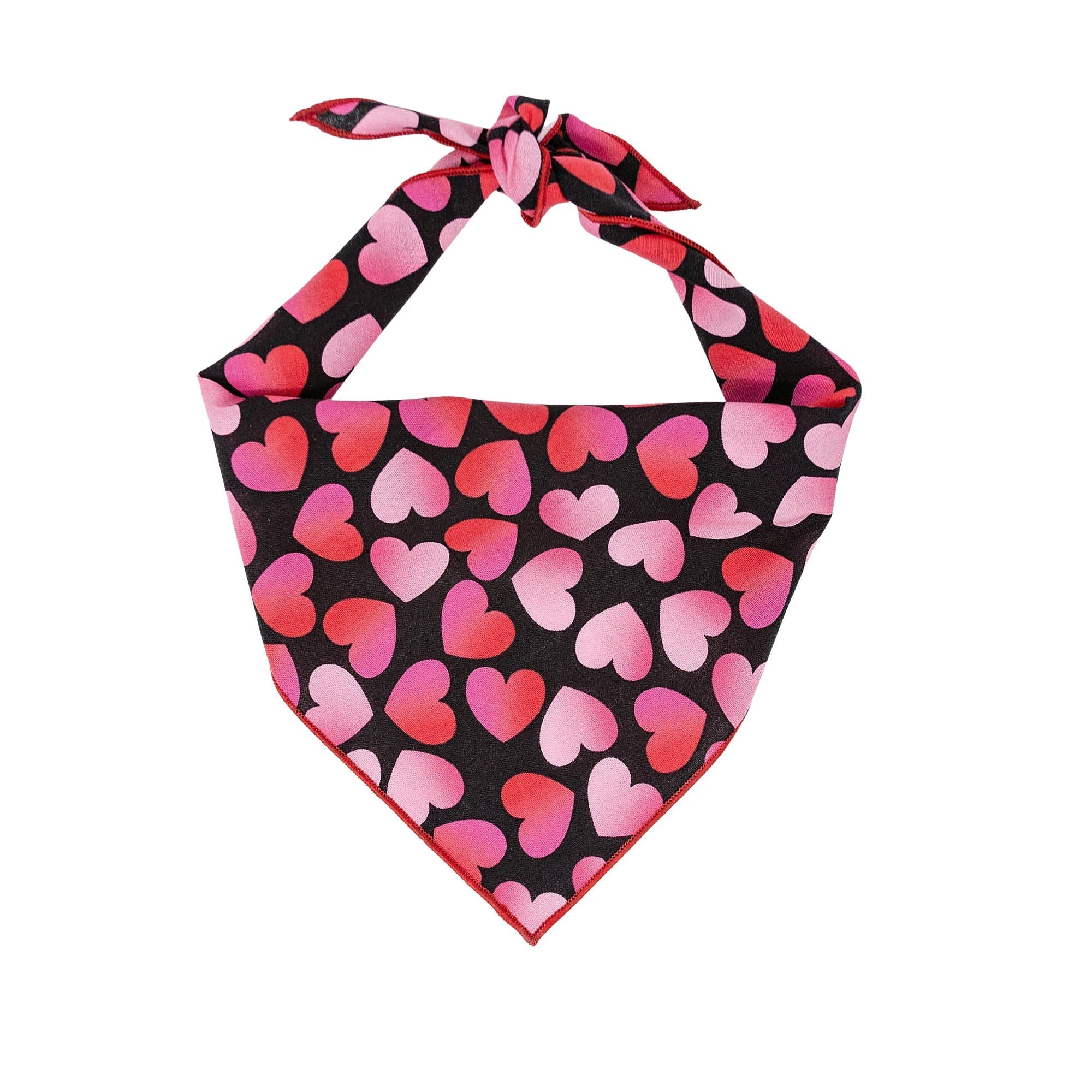 Ombre Hearts Valentine Bandana X-Large