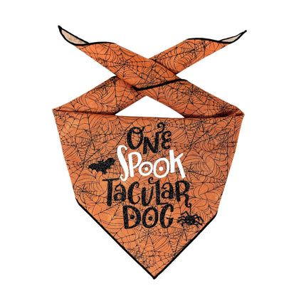 One Spooktacular Dog Halloween Dog Bandana