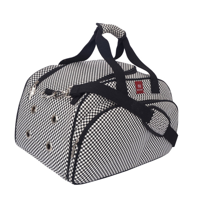 Organic Woven Cotton Checkerbarc Carrier