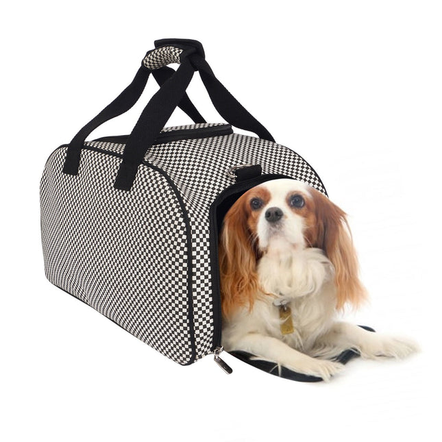 Organic Woven Cotton Checkerbarc Carrier