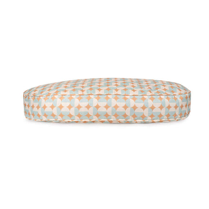 Oval Lounger Geo Modern Dog Bed - Sunny Geo