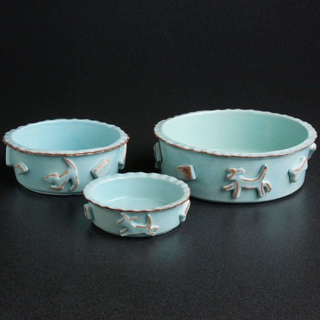 Dog Food/Water bowl - Baby Blue