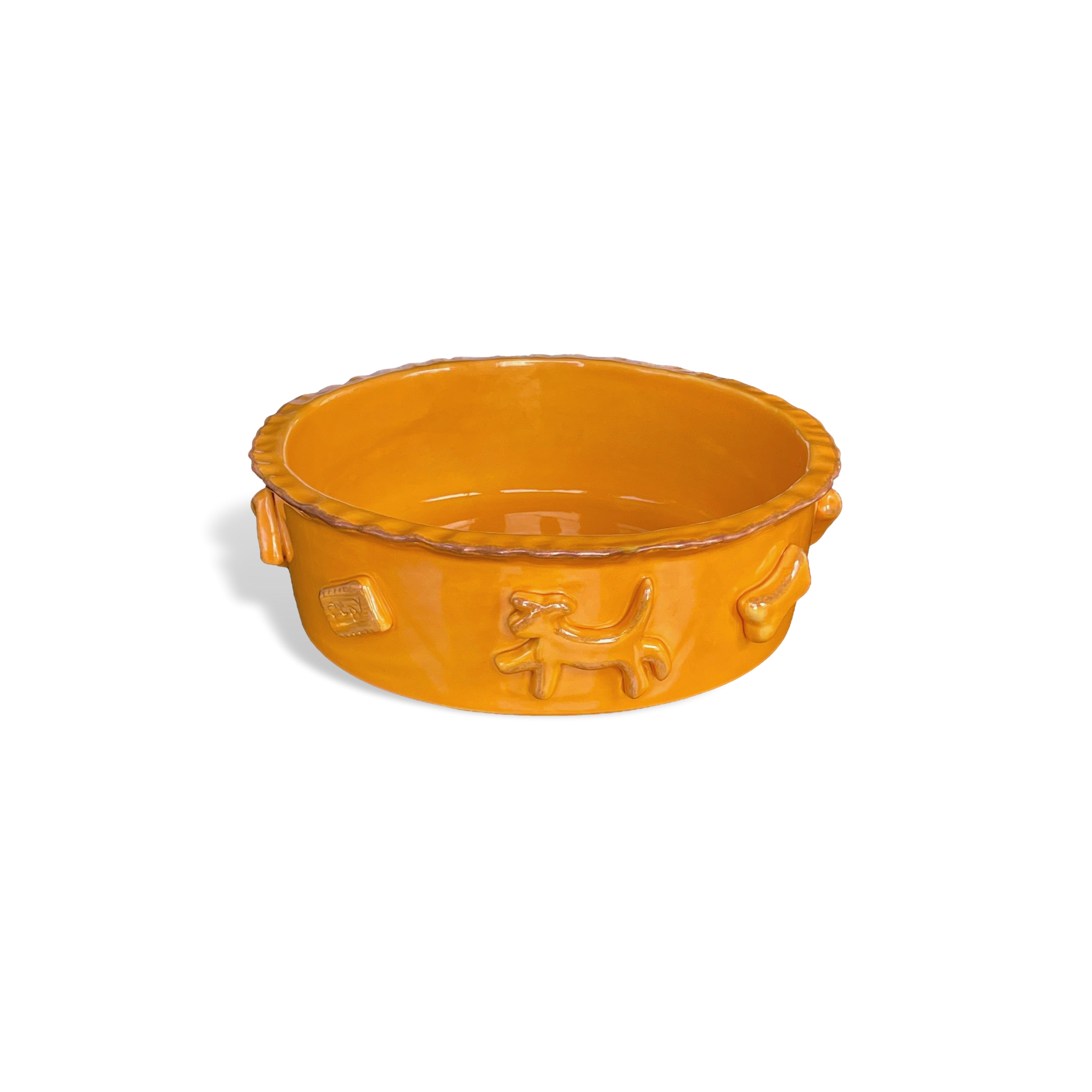 Dog Food/Water bowl - Caramel