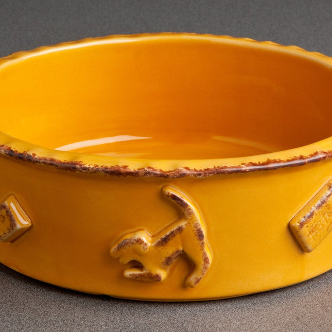 Dog Food/Water bowl - Caramel