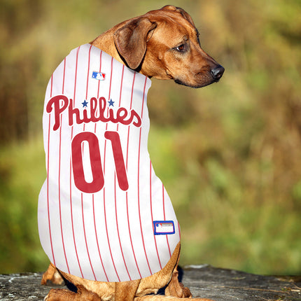 Philadelphia Phillies Dog Jersey - w/red stripes