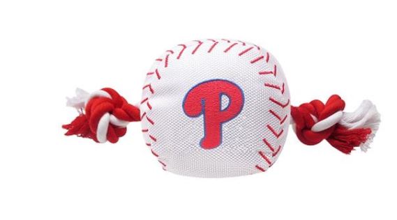 Philadelphia Phillies Nylon Baseball Rope Toy