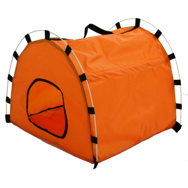 Skeletal Outdoor Travel Collapsible Pet House Tent Option