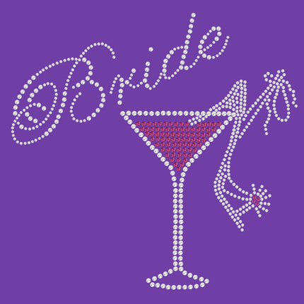 Bride with Drink & High Heel Shoe - Women's T-shirt