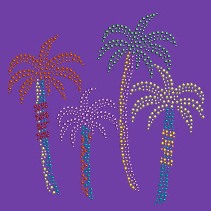 Palm Trees (Multicolor) - Women's T-shirt