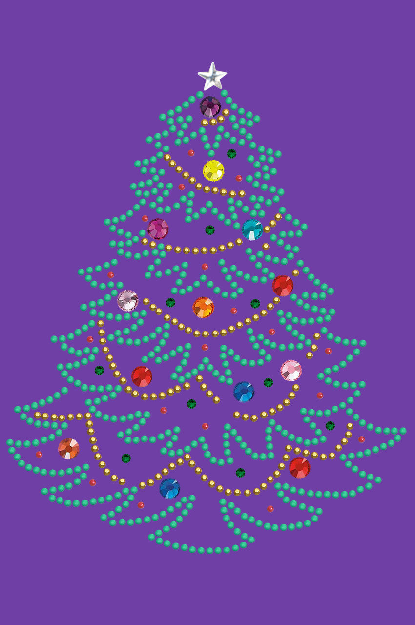 Christmas Tree 1 - Bandana Purple