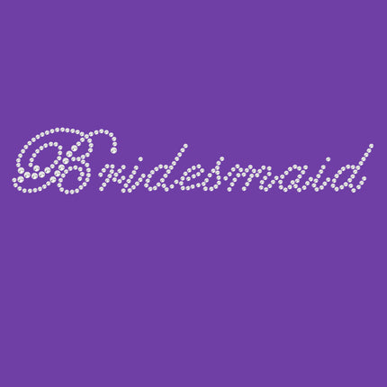 Bridesmaid (Script Letters)- Women's T-shirt