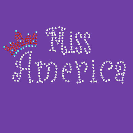 Miss America with Crown - Women's T-shirt