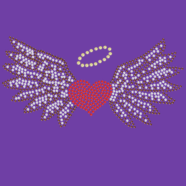 Heart with Wings & Halo - Women's T-shirt