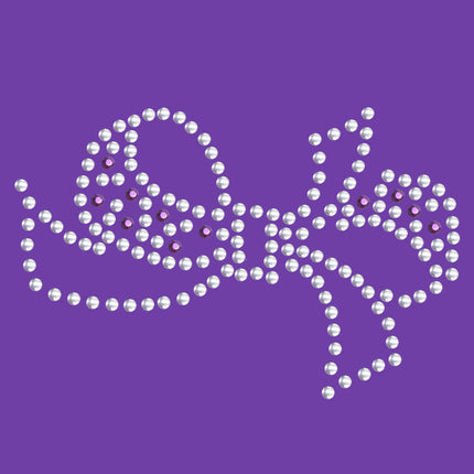 Bow (Purple & Silver) - Custom Tutu