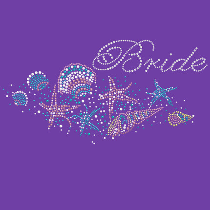 Bride with Seashells- Women's T-shirt