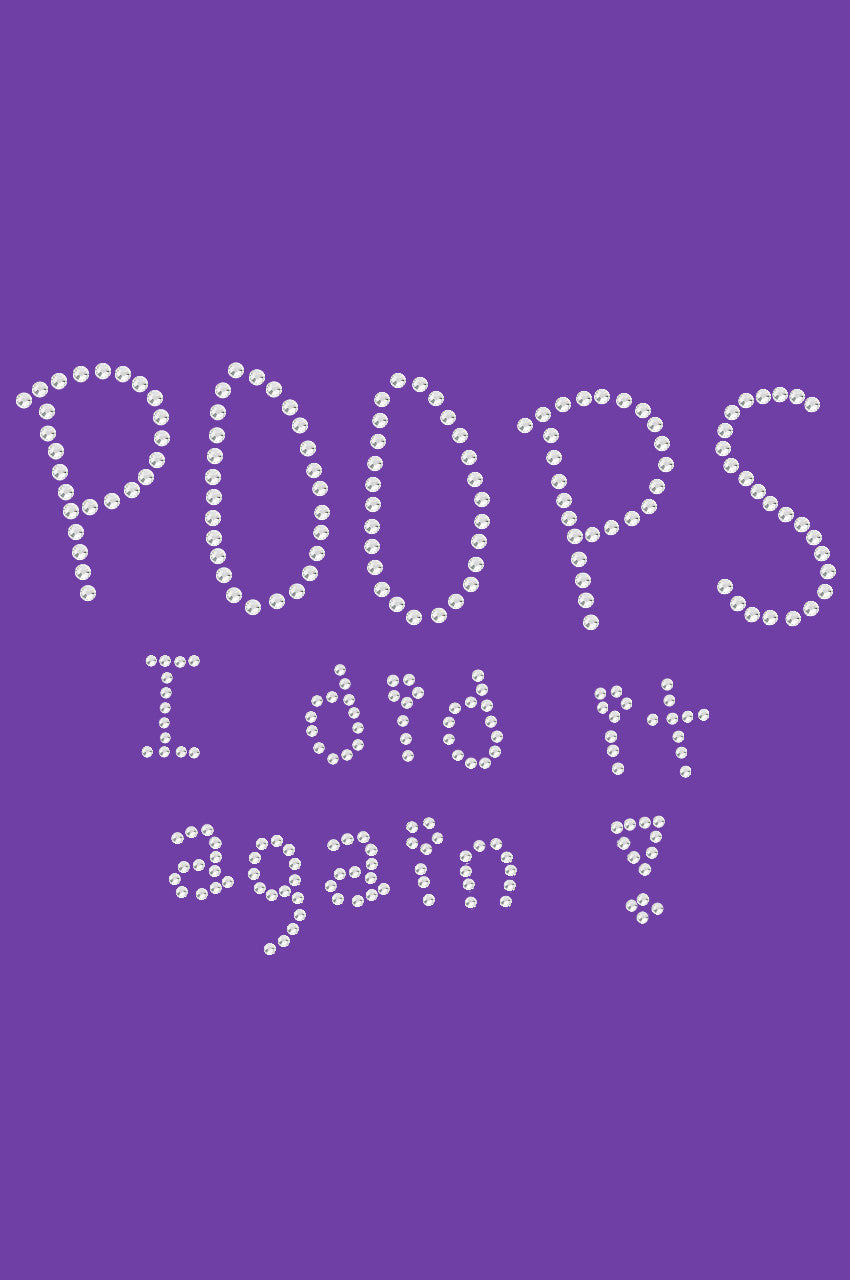 Poops I Did It Again - Bandanna Purple