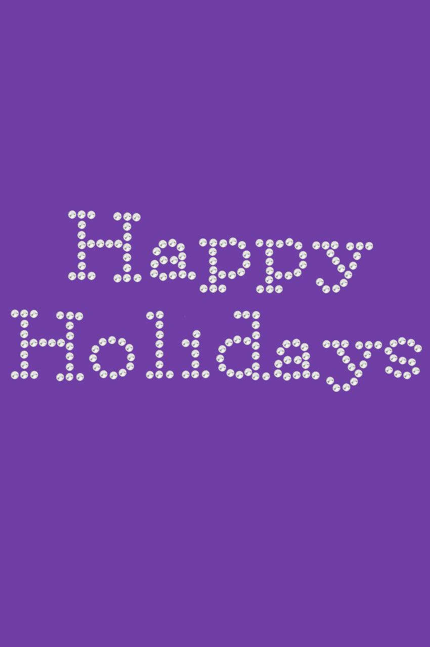 Happy Holidays - Bandana Purple