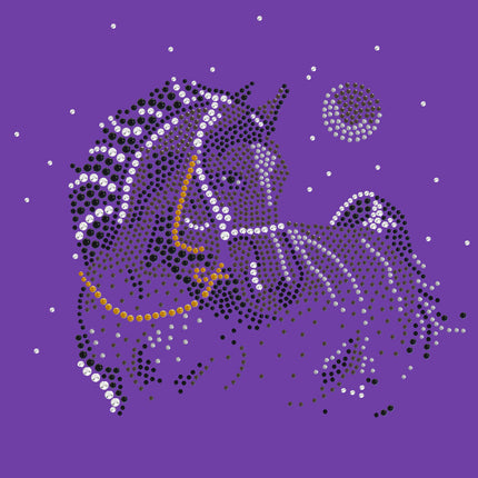 Horse with Stars & Moon - Women's T-shirt