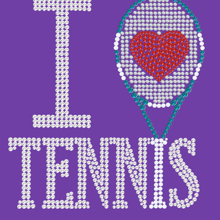 I Love Tennis - Women's Tee